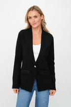 Hillary Knitted Tailored Blazer