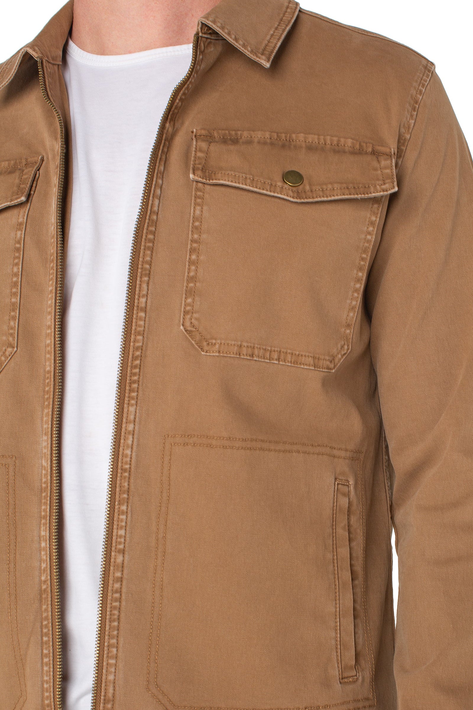 Chestnut Zip Jacket