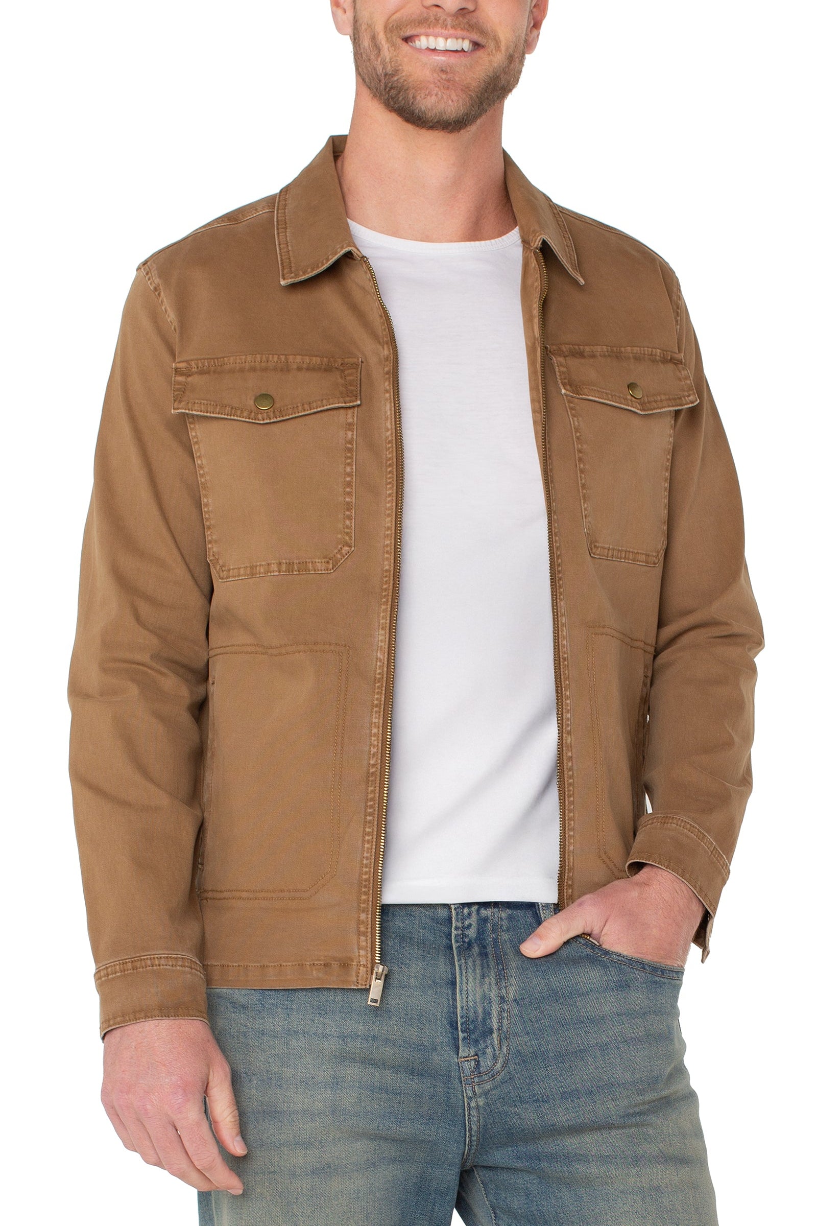 Chestnut Zip Jacket