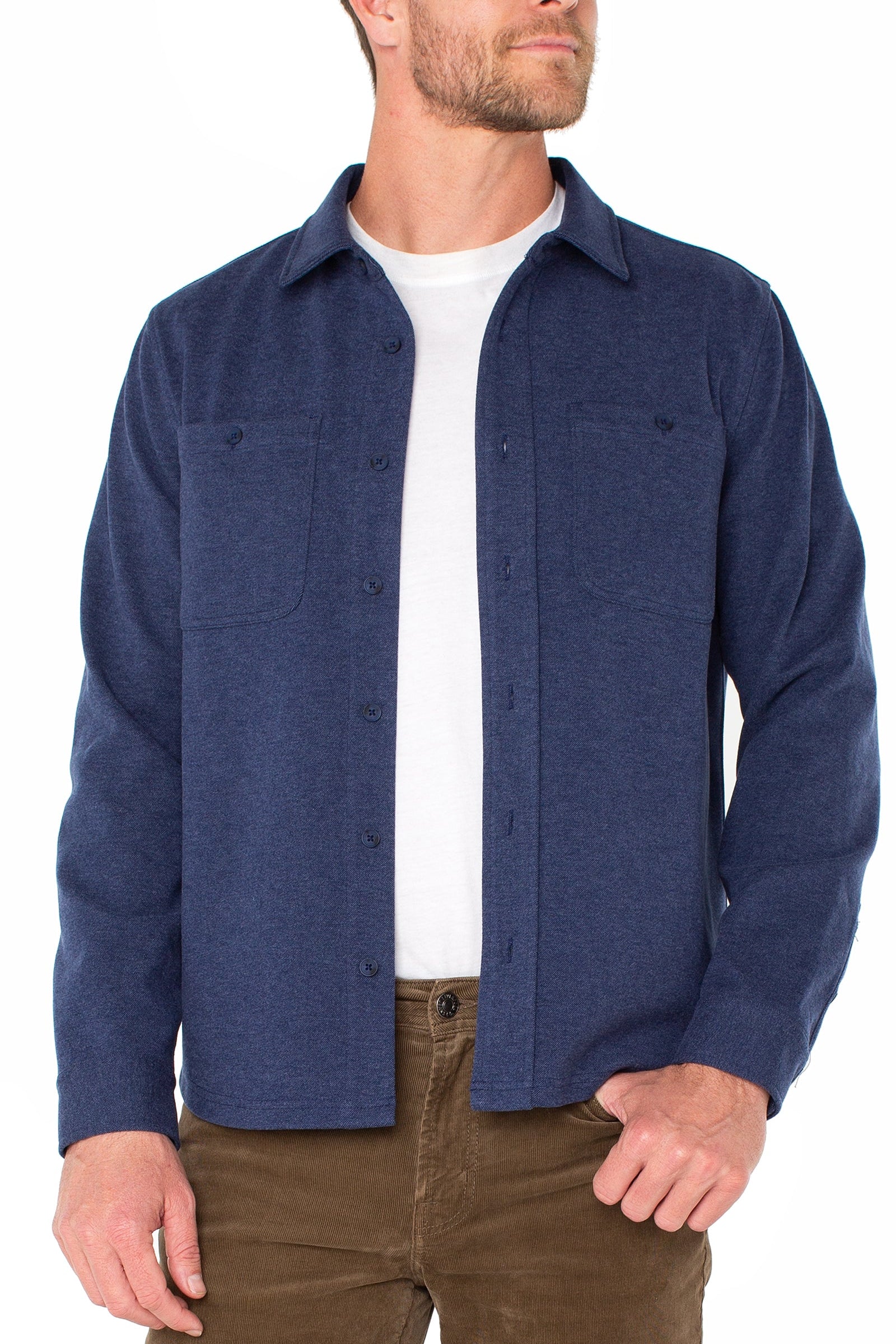 Midnight Blue Button Up Shirt